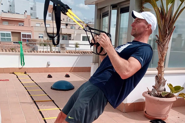 tennis emigrant john lambrecht fitness roof