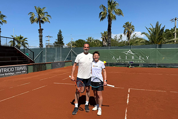 Trainingssession bei Rosario von der Patricio Racket  Academy
