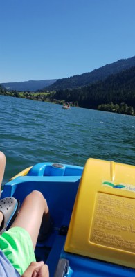 Tennishotel-Brennseehof pedal boat tour
