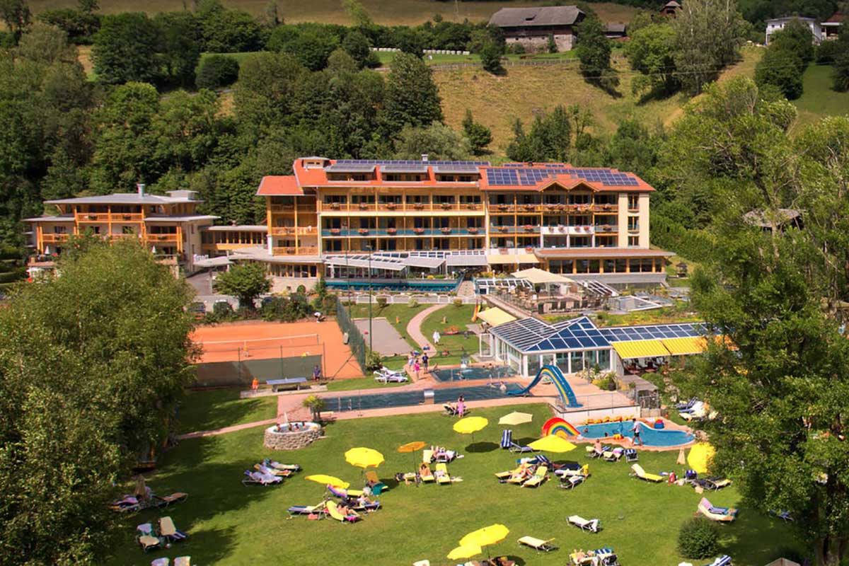 tennis hotel Karawankenhof Carinthia view 1200x800