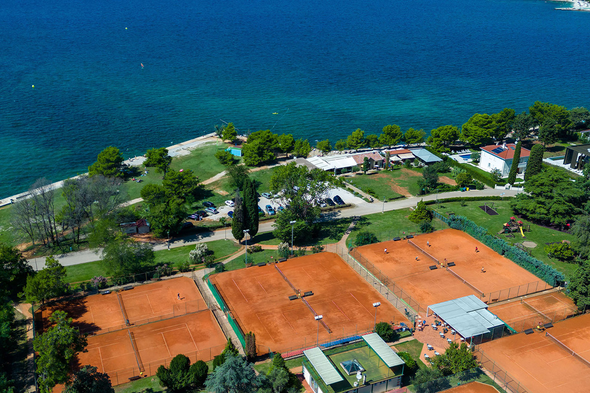 Tennishotel Pical Resort Valamar Collection Tennis Arial