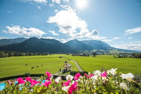 tennishotel seehof walchsee aussicht