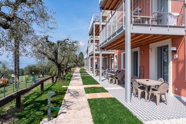 Appartementanlage Arca Gardasee Seitenansicht