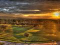 tennishotel korineum resort zypern sunset