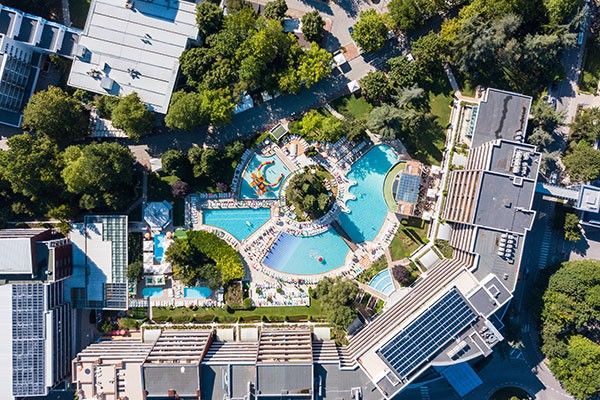 TennisTraveller Tennis Hotel FlamingoGrand aerial view