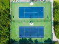 hideaway beach resort tennis airial