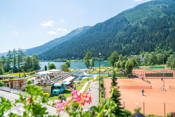 tennis hotel brennsehof caernten lake view