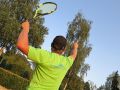 Tenniscamp Gardasee Aufschlag