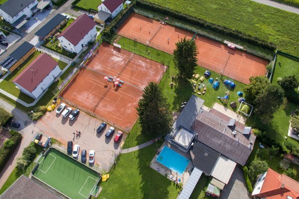 tennis center stainz facility aerial view