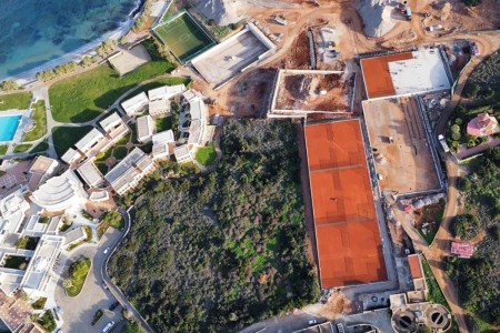 Construction site diary Patricio World Class Tennis Center Crete Image 1