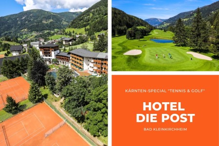 "Tennis & Golf" im Tennishotel Die Post