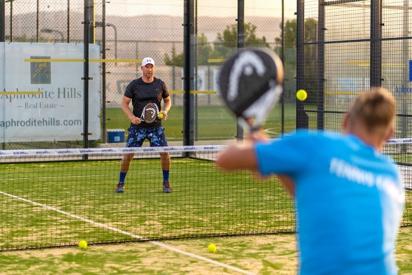 Padel courses at Aphrodite Hills Resort