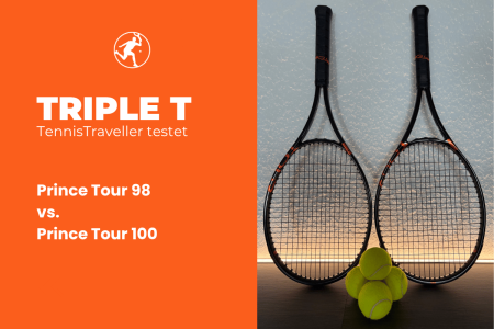 TennisTraveller testet: Prince Tour 98 und Prince Tour 1000